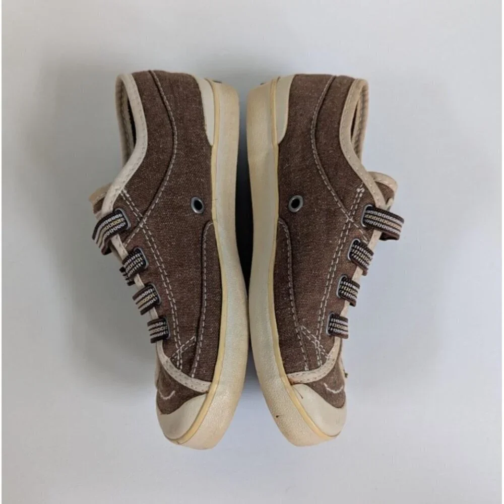 Simple Kids Slip On Eco Friendly 'Eco Sneaks' Sneakers Size 1 Brown Unisex